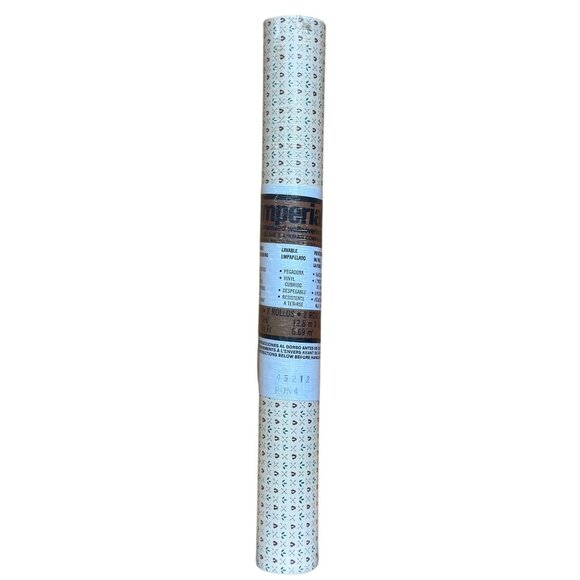 VTG Imperial Geometric Wallpaper Rolls - Mid-Century Modern Brown & Beige Design - Picture 1 of 7